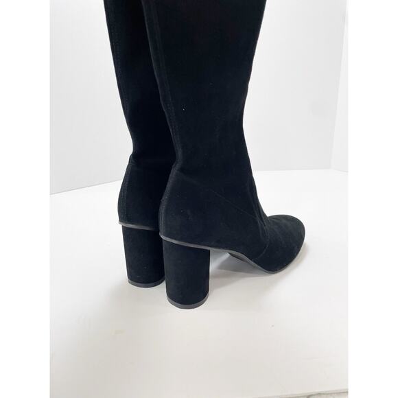 Stuart Weitzman Margotland Suede Over The Knee Boots Black 9.5 - Picture 8 of 16